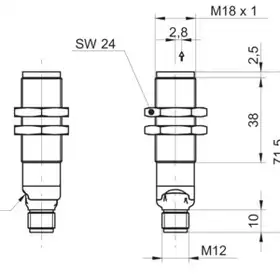 Оптический датчик Baumer OR18.TL-ZZZP.7BO
