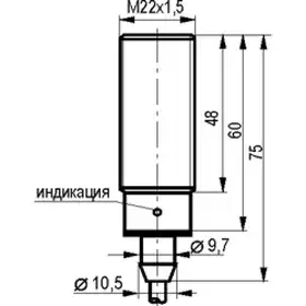 Индуктивный датчик ТЕКО ISB AF61A-21-7-LP-C