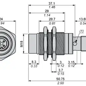 Индуктивный датчик Telemecanique XS218B4PAM12