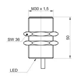 Индуктивный датчик Baumer IR30.P18S-F50.PV1Z.7BCV