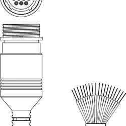 Разъем с кабелем Leuze Electronic KD S-M30-16A-V1-050