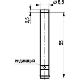 Индуктивный датчик ТЕКО ISN GC0B-31P-2,5-LS40