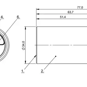 Емкостной датчик Balluff BCS G34OOI2-POC15D-S04K