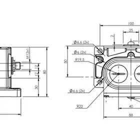 Блочный выключатель Balluff BNS 819-D03-D12-100-10-FD-S80S