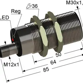 Емкостный датчик PS1-30M85-10B11-C4