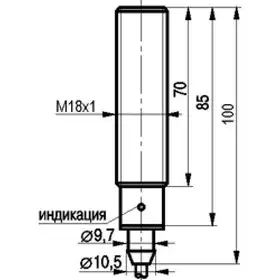 Индуктивный датчик ТЕКО ISB AF42A-11-5-LZ-H