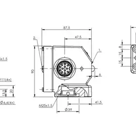 Блочный выключатель Balluff BNS 819-B04-D12-72-10-FD-S90L