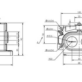 Блочный выключатель Balluff BNS 823-D04-K12-100-22-04-FC