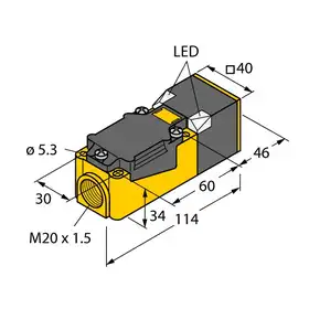 Индуктивный датчик TURCK BI15U-CP40-VP4X2