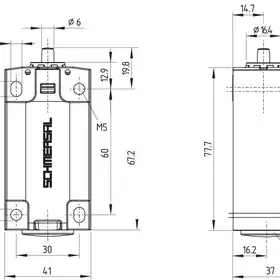 Kонцевой выключатель безопасности Schmersal PS316-T11UE-S300