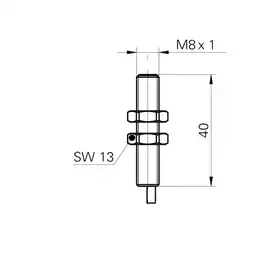 Индуктивный датчик расстояния Baumer IWRM 08U9501