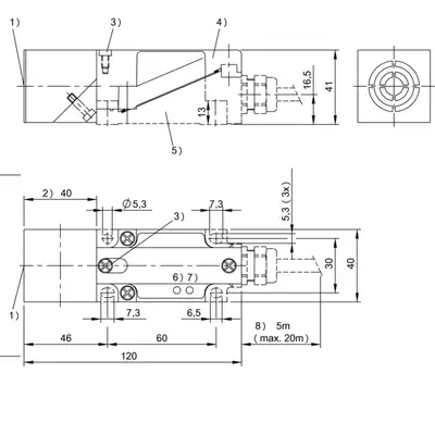 RFID головка чтения/записи Balluff BIS L-405-033-001-05-MU