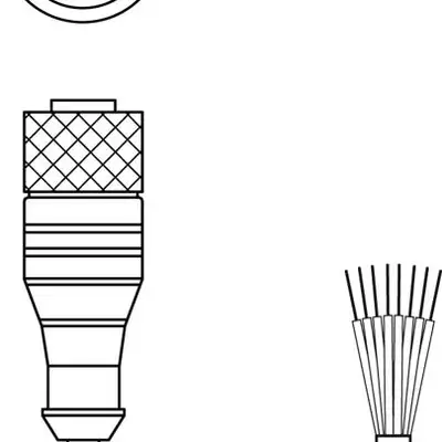 Разъем с кабелем Leuze Electronic KD S-M12-8A-P1-050