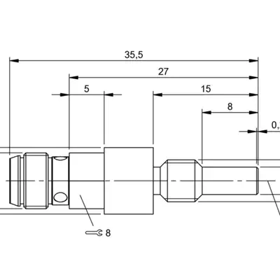 Оптоволоконный кабель Balluff BOH DI-M06V-008-S75-SA3