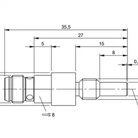 Оптоволоконный кабель Balluff BOH DI-M06V-008-S75-SA3
