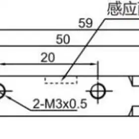 Индуктивный датчик LANBAO LE82VF15DNO-E1