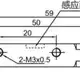 Индуктивный датчик LANBAO LE82VF15DNO-E1