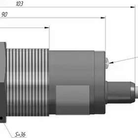 Емкостной датчик СЕНСОР ВБЕ-Ц30-96В-2241-ЛГ.01