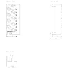 Соединительный модуль  Siemens 6ES7194-4CB50-0AA0