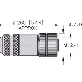 Разъем Sentinel DZK5-M12/8.5