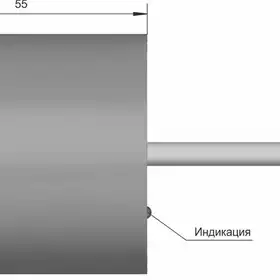 Индуктивный датчик СЕНСОР ВБИ-В55-55У-2113-З.9