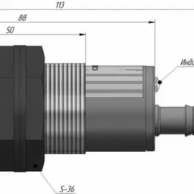 Индуктивный датчик СЕНСОР ВБИ-Ц30-89С-2113-С