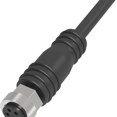 Разъем с кабелем маслостойкий LANBAO QE8-N4F2-U