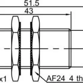 Индуктивный датчик LANBAO LR18XBF05DPO-5M