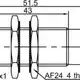 Индуктивный датчик LANBAO LR18XBF05DPO-5M