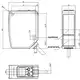 Оптический датчик расстояния LANBAO PDB-CC50TGI