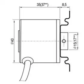 Инкрементальный энкодер INNOCONT ESI-H40-6-2500-6-L-5