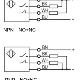 Индуктивный датчик LANBAO LR12XCF04DNRY-D