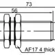 Индуктивный датчик LANBAO LR12XCF06DNCY-E2