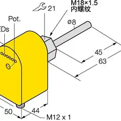 Датчик потока Sentinel PLSX-18MN-AN6D-SC