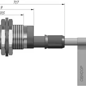 Индуктивный датчик СЕНСОР ВБИ-М18-44С-2122-С