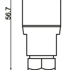 Разъем LANBAO QE12-W4F