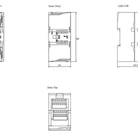 Модуль дискретного ввода Siemens 6ES7221-1BH32-0XB0