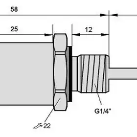 Датчик температуры Sentinel TP06N-G1/4-L50-I-SC