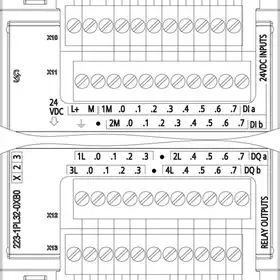 Модуль дискретного ввода-вывода Siemens 6ES7223-1PL32-0XB0