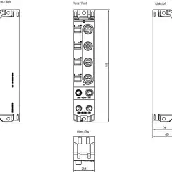 Модуль ввода-вывода аналоговых сигналов Siemens 6ES7145-5ND00-0BA0