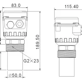 Ультразвуковой датчик уровня EMA Electronics VS0001