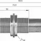 Индуктивный датчик СЕНСОР ВБИ-М18-76Р-1113-Л