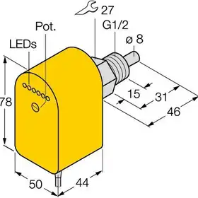 Датчик потока Sentinel PLSX-1/2G-AP6D-C2
