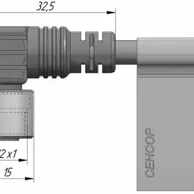 Разъем с кабелем СЕНСОР С13-12УР-01-2