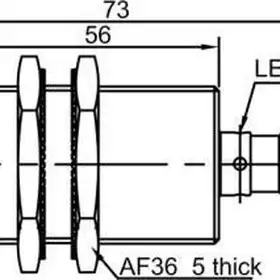 Индуктивный датчик LANBAO LR30XCF10DPCQ-E2