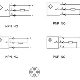 Индуктивный датчик LANBAO LR18XCN08DNCQ-E2