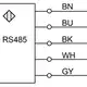Оптический датчик расстояния LANBAO PDB-CC50DGR