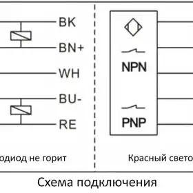 Датчик уровня вибрационный EMA Electronics VRM10AB01086