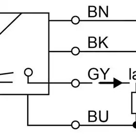 Оптический датчик расстояния LANBAO PDB-CC10TGI