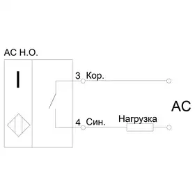 Индуктивный датчик СЕНСОР ВБИ-П40-120К-1241-Л.9